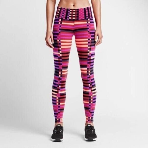 NEW Nike Dri-Fit Legendary Engineered Lattice Tights S Training Running - Picture 1 of 7